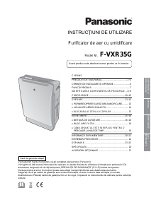 Manual Panasonic F-VXR35G Purificator de aer