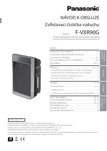 Manuál Panasonic F-VXR90G Čistička vzduchu