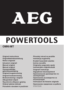 Manual AEG OMNI-NT Sculă electrică multifuncţională