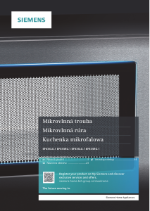 Návod Siemens BF634LGW1 Mikrovlnná rúra