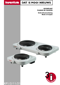Mode d’emploi Inventum KP11 Table de cuisson