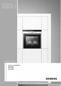 Manual Siemens HF22M240 Microwave