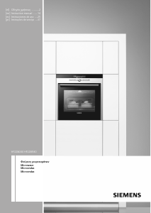 Manual Siemens HF22M540 Microwave