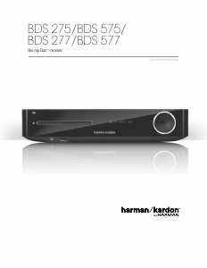 Handleiding Harman Kardon BDS 277 Blu-ray speler