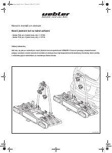 Manuál Uebler P22 Nosič jízdních kol