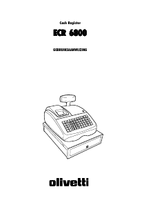 Handleiding Olivetti ECR 6800 Kassasysteem