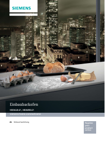 Bedienungsanleitung Siemens HB36LB561 Backofen