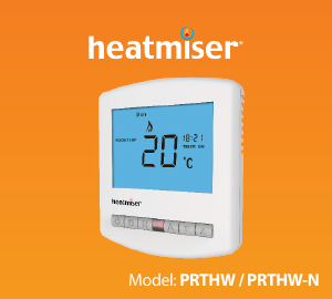 Manual Heatmiser PRTHW-N Thermostat