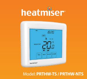Bruksanvisning Heatmiser PRTHW-TS Thermostat