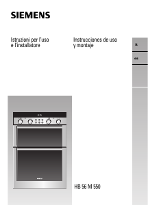 Manuale Siemens HB56M550 Forno