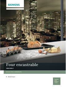 Mode d’emploi Siemens HB633GNS1 Four