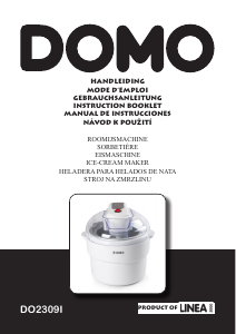 Manual de uso Domo DO2309I Máquina de helados