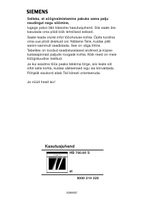 Használati útmutató Siemens HB760660S Kemence
