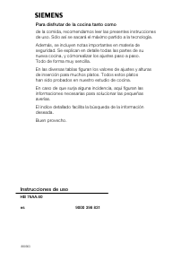Használati útmutató Siemens HB76AA260 Kemence