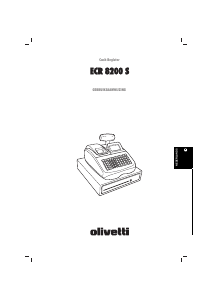 Handleiding Olivetti ECR 8200 S Kassasysteem