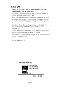 Használati útmutató Siemens HB76P570 Kemence