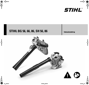 Bedienungsanleitung Stihl SH 56 Laubblaser