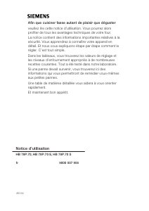 Használati útmutató Siemens HB78P570S Kemence