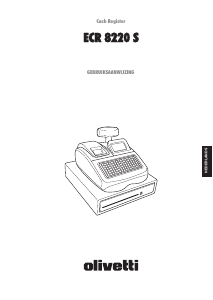 Handleiding Olivetti ECR 8220 S Kassasysteem