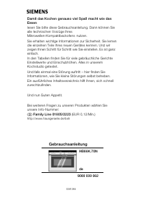 Használati útmutató Siemens HB86K570N Kemence