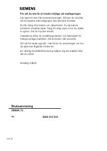 Bedienungsanleitung Siemens HB86K672 Backofen
