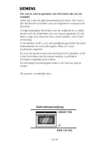 Használati útmutató Siemens HB86P670N Kemence