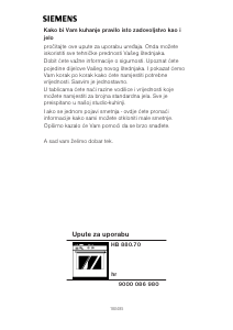 Manual Siemens HB880270 Oven