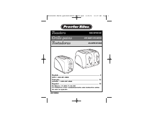 Handleiding Proctor Silex 22203Y Broodrooster