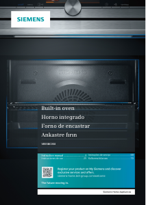 Manual Siemens VB558C0S0 Oven