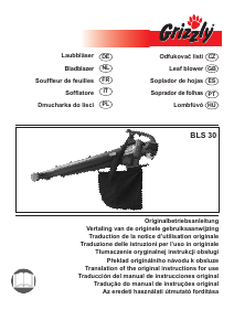 Manual Grizzly BLS 30 Leaf Blower