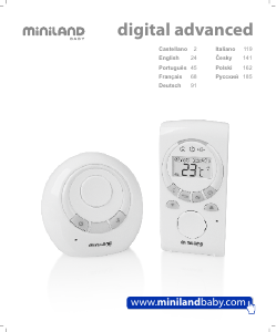 Manual Miniland Digital Advanced Baby Monitor