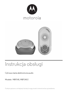 Instrukcja Motorola MBP140 Niania elektroniczna