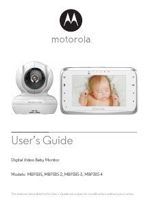 Manual Motorola MBP38S-4 Baby Monitor
