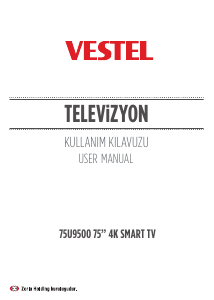 Handleiding Vestel 75U9500 LED televisie