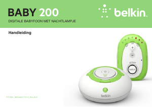 Handleiding Belkin F7C034 Baby 200 Babyfoon