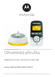 Manuál Motorola MBP161TIMER Chůvička
