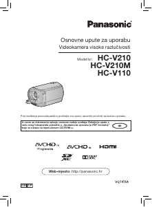 Priručnik Panasonic HC-V210M Videokamera