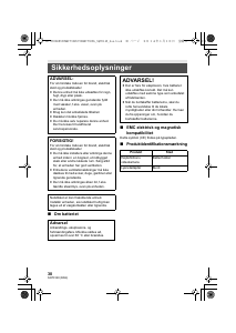 Brugsanvisning Panasonic HC-W850EG Videokamera