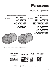 Priručnik Panasonic HC-WX970EP Videokamera