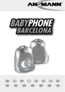 Kullanım kılavuzu Ansmann Barcelona Bebek telsizi
