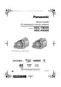 Manuál Panasonic HDC-TM300 Videokamera