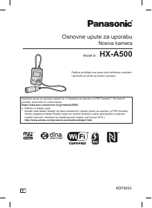 Priručnik Panasonic HX-A500 Videokamera