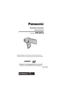Használati útmutató Panasonic HX-DC3EB Videokamera