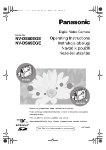 Használati útmutató Panasonic NV-DS65EGE Videokamera