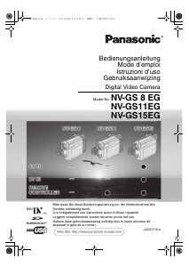 Bedienungsanleitung Panasonic NV-GS11EGM Camcorder