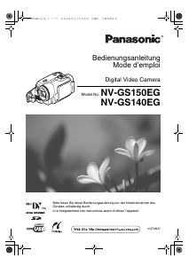 Bedienungsanleitung Panasonic NV-GS150EG Camcorder