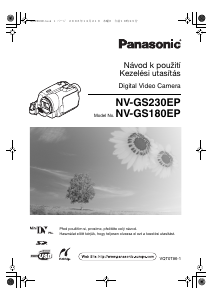 Manuál Panasonic NV-GS180EP Videokamera
