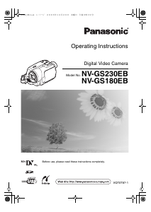 Manual Panasonic NV-GS230E Camcorder