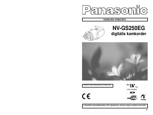 Használati útmutató Panasonic NV-GS250EG Videokamera