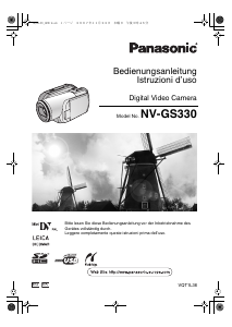 Bedienungsanleitung Panasonic NV-GS330 Camcorder